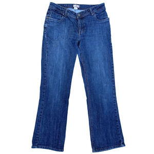 NRJ‎ Bootcut Jeans Women's Size 8 Petite Blue 5-Pocket Mid Rise Medium Wash